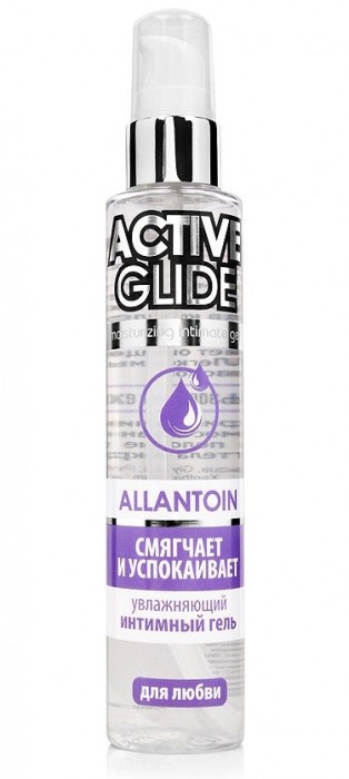 Увлажняющий интимный гель Active Glide Allantoin - 100 гр. - Биоритм - купить с доставкой в Салавате