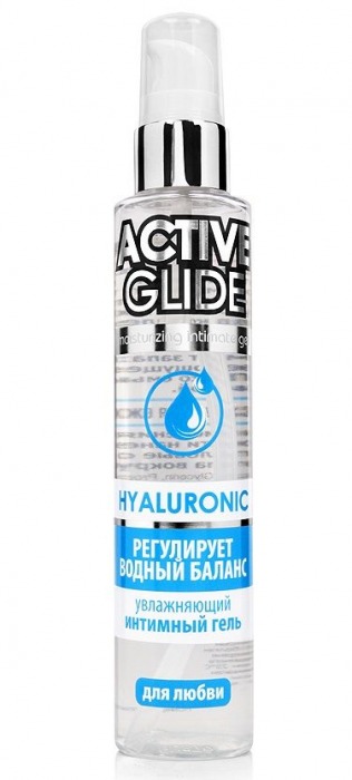 Увлажняющий интимный гель Active Glide Hyaluronic - 100 гр. - Биоритм - купить с доставкой в Салавате