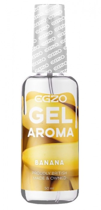 Интимный лубрикант EGZO AROMA с ароматом банана - 50 мл. - EGZO - купить с доставкой в Салавате