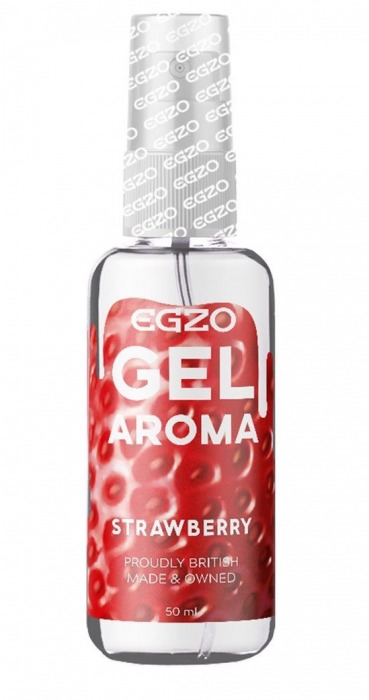 Интимный лубрикант EGZO AROMA с ароматом клубники - 50 мл. - EGZO - купить с доставкой в Салавате