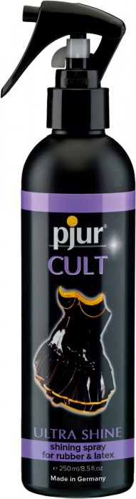 Спрей для ухода за одеждой из латекса pjur CULT Ultra Shine - 250 мл. - Pjur - купить с доставкой в Салавате