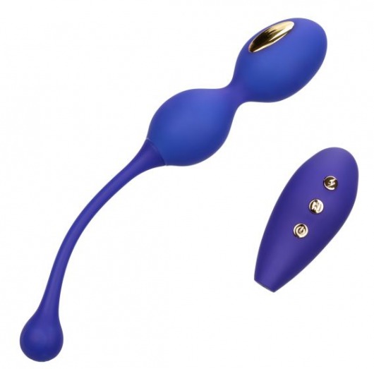 Фиолетовые виброшарики с электростимуляцией Impulse Intimate E-Stimulator Dual Kegel - California Exotic Novelties - купить с доставкой в Салавате