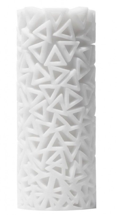 Белый 3D мастурбатор PILE - Tenga - в Салавате купить с доставкой