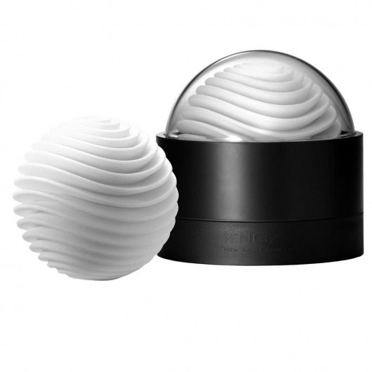 Белый мастурбатор Tenga Geo Aqua - Tenga - в Салавате купить с доставкой