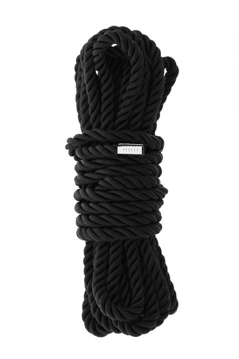 Черная веревка для шибари DELUXE BONDAGE ROPE - 5 м. - Dream Toys - купить с доставкой в Салавате