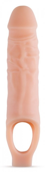 Телесный реалистичный фаллоудлинитель 9 Inch Silicone Cock Sheath Penis Extender - 22,86 см. - Blush Novelties - в Салавате купить с доставкой