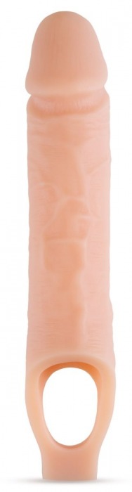 Телесный реалистичный фаллоудлинитель 10 Inch Silicone Cock Sheath Penis Extender - 25,4 см. - Blush Novelties - в Салавате купить с доставкой