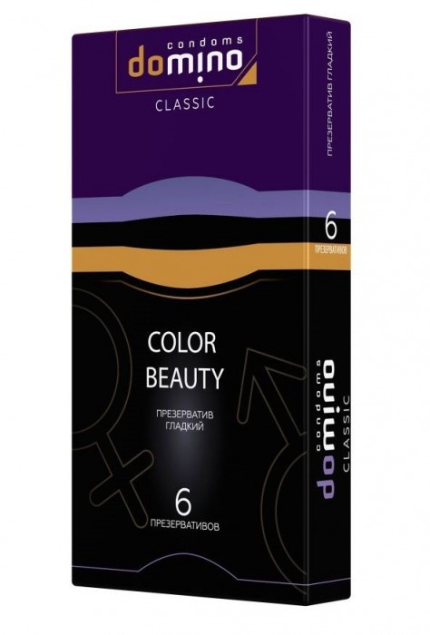 Разноцветные презервативы DOMINO Colour Beauty - 6 шт. - Domino - купить с доставкой в Салавате