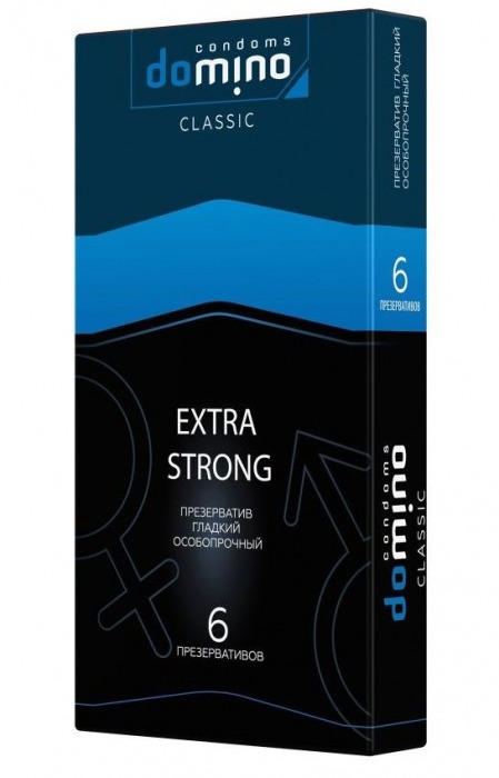 Суперпрочные презервативы DOMINO Extra Strong - 6 шт. - Domino - купить с доставкой в Салавате