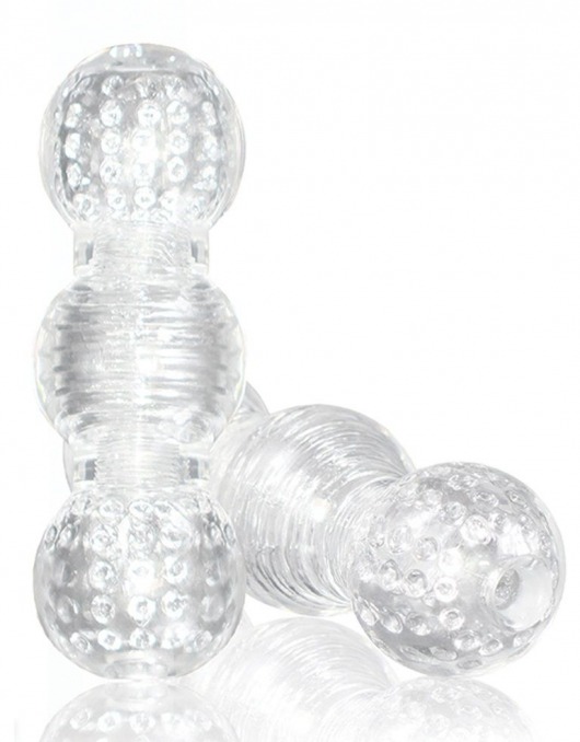 Прозрачный фигурный мастурбатор Master Stroker - Blush Novelties - в Салавате купить с доставкой