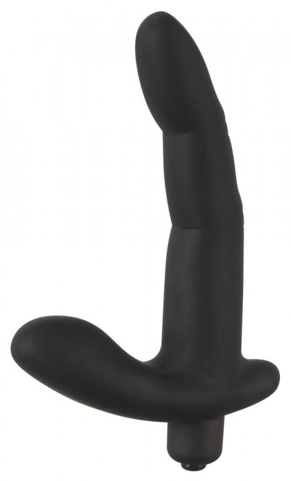 Черный вибромассажер простаты Naughty Finger Prostate Vibe - 13,8 см. - Orion - в Салавате купить с доставкой