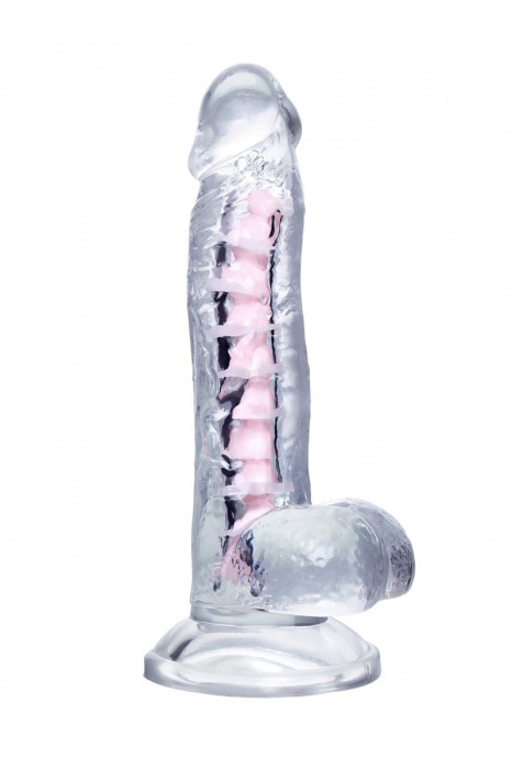 Прозрачный гибкий фаллоимитатор Paret - 18 см. - A-toys купить с доставкой в интернет-магазине Orgasmix в Салавате Прозрачный гибкий фаллоимитатор Paret - 18 см. - A-toys