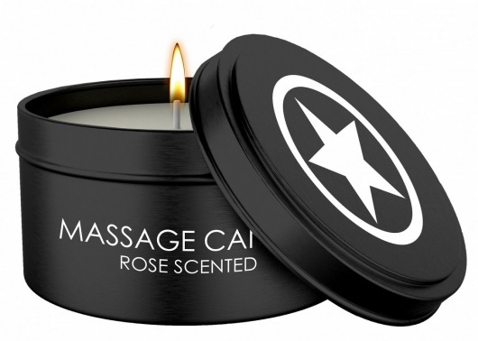 Массажная свеча с ароматом розы Massage Candle - Shots Media BV - купить с доставкой в Салавате