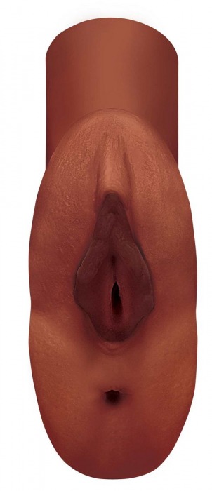 Коричневый мастурбатор Perfect Pussy Double Stroker - Pipedream - в Салавате купить с доставкой
