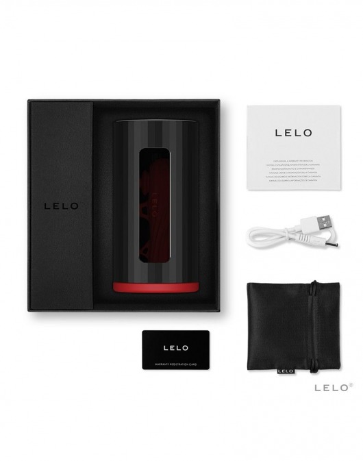 Черно-красный мастурбатор Lelo F1S V2 - Lelo - в Салавате купить с доставкой