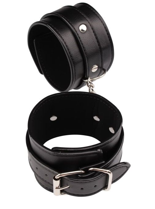 Черные оковы Classic Ankle Cuffs - Chisa - купить с доставкой в Салавате