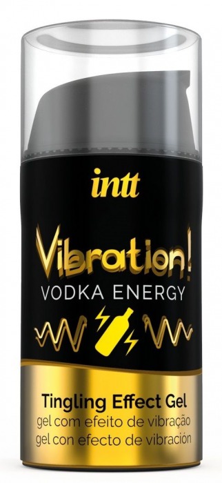 Жидкий интимный гель с эффектом вибрации Vibration! Vodka Energy - 15 мл. - INTT - купить с доставкой в Салавате