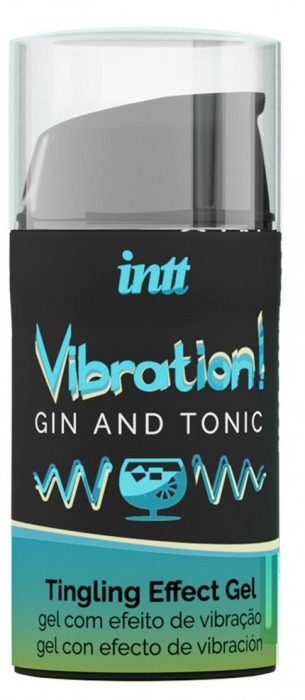 Жидкий интимный гель с эффектом вибрации Vibration! Gin   Tonic - 15 мл. - INTT - купить с доставкой в Салавате