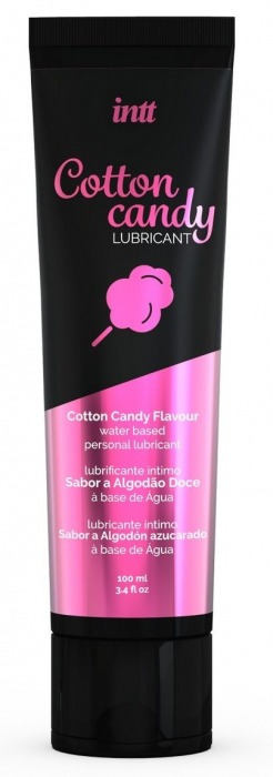 Интимный гель на водной основе Cotton Candy Lubricant - 100 мл. - INTT - купить с доставкой в Салавате