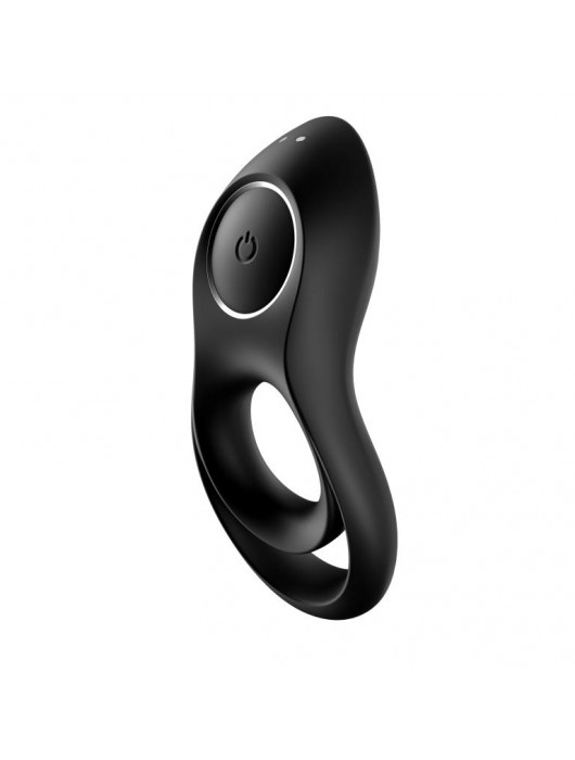 Черное эрекционное виброкольцо Legendary Duo - Satisfyer - в Салавате купить с доставкой