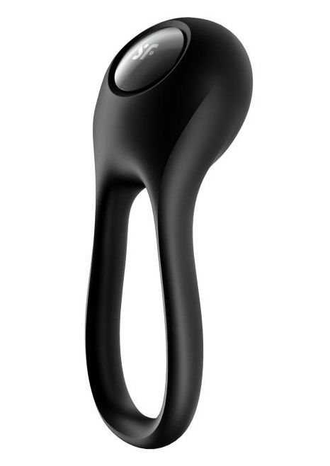 Черное эрекционное виброкольцо Majestic Duo - Satisfyer - в Салавате купить с доставкой