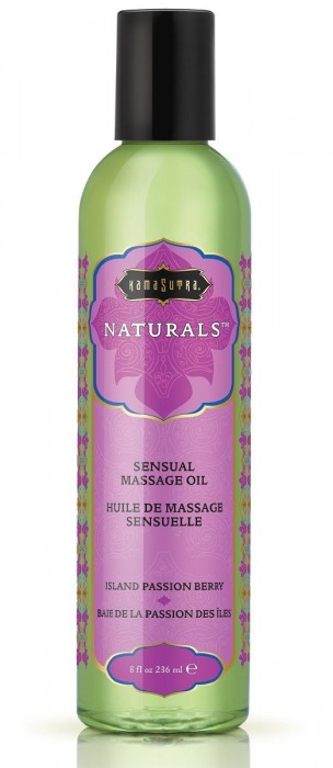 Массажное масло Naturals Island Passion Berry с ароматом тропических фруктов - 236 мл. - Kama Sutra - купить с доставкой в Салавате