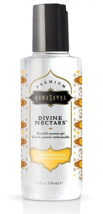 Гель-лубрикант на водной основе Divine Nectars Vanilla с ароматом ванили - 150 мл. - Kama Sutra - купить с доставкой в Салавате