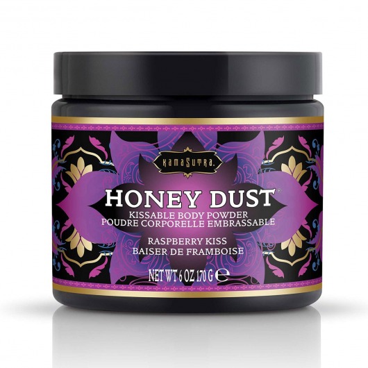 Пудра для тела Honey Dust Body Powder с ароматом малины - 170 гр. - Kama Sutra - купить с доставкой в Салавате