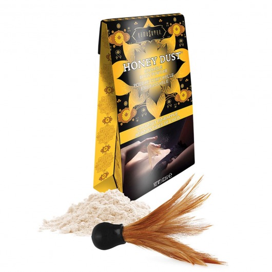 Пудра для тела Honey Dust Body Powder с ароматом кокоса и ананаса - 28 гр. - Kama Sutra - купить с доставкой в Салавате