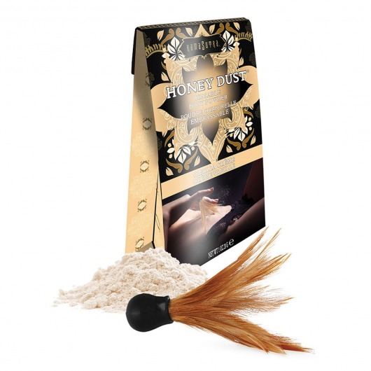Пудра для тела Honey Dust Body Powder с ароматом ванили - 28 гр. - Kama Sutra - купить с доставкой в Салавате