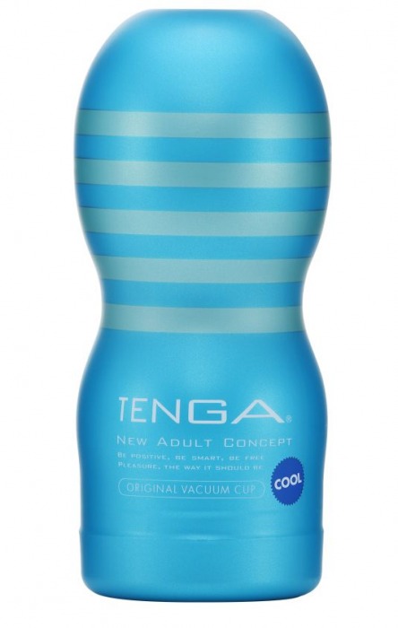 Мастурбатор с охлаждающей смазкой TENGA Original Vacuum Cup Cool - Tenga - в Салавате купить с доставкой