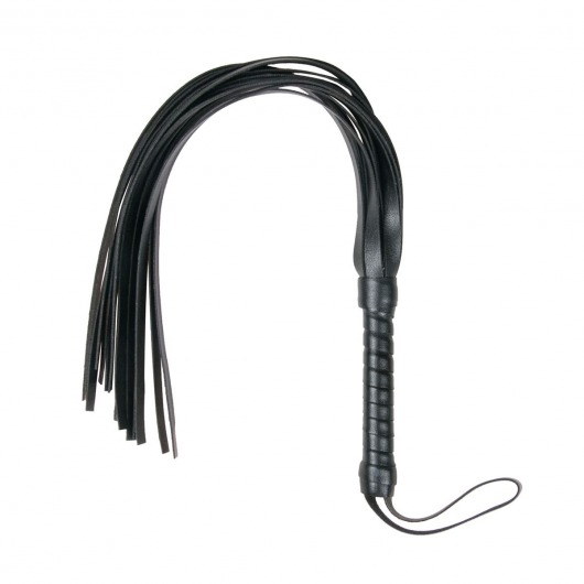 Черный флоггер Flogger Whip - 46 см. - Easy toys - купить с доставкой в Салавате