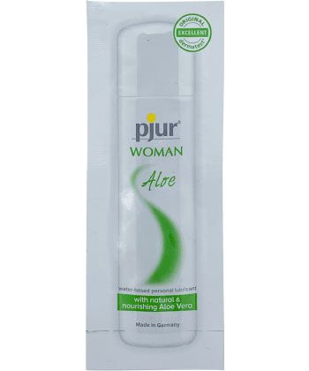 Лубрикант на водной основе pjur WOMAN Aloe - 2 мл. - Pjur - купить с доставкой в Салавате