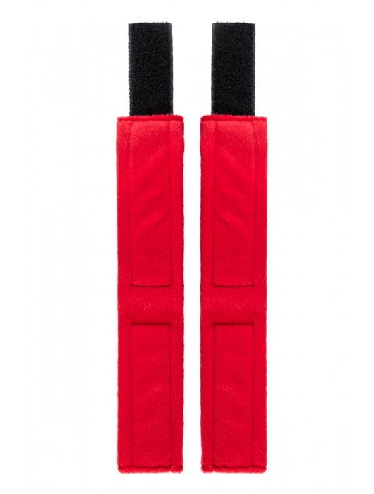 Красно-черные велюровые оковы Anonymo - ToyFa - купить с доставкой в Салавате