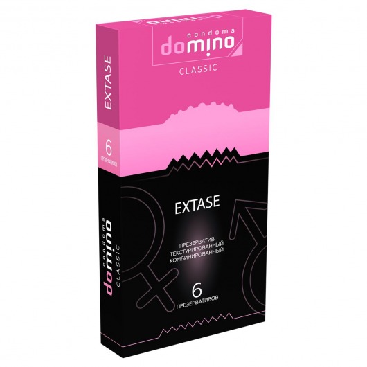 Презервативы с точками и рёбрышками DOMINO Classic Extase - 6 шт. - Domino - купить с доставкой в Салавате