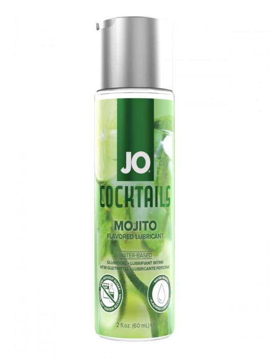 Вкусовой лубрикант на водной основе JO Cocktails Mojito - 60 мл. - System JO - купить с доставкой в Салавате