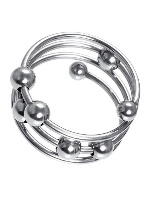 Большое металлическое кольцо под головку пениса - ToyFa - купить с доставкой в Салавате