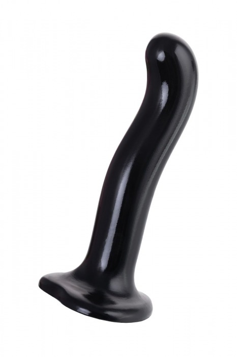 Черный стимулятор для пар P G-Spot Dildo Size M - 18 см. - Strap-on-me - в Салавате купить с доставкой