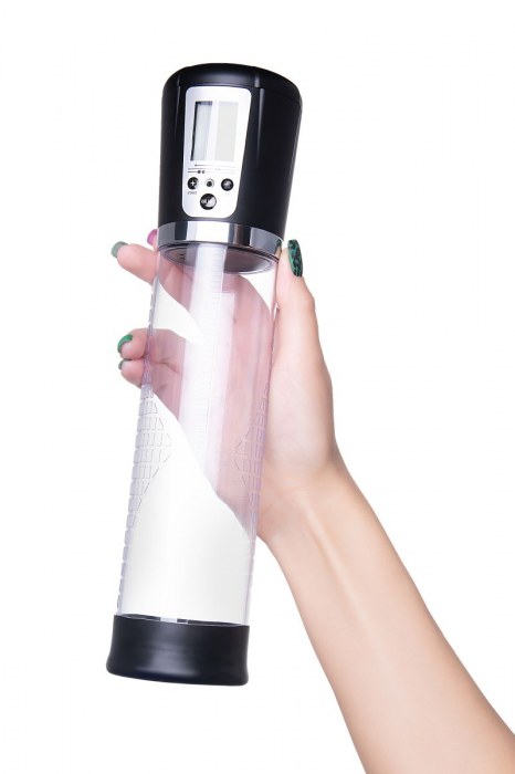 Прозрачная автоматическая помпа для пениса Alrik - Sexus - в Салавате купить с доставкой