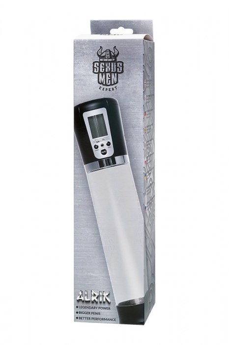 Прозрачная автоматическая помпа для пениса Alrik - Sexus - в Салавате купить с доставкой