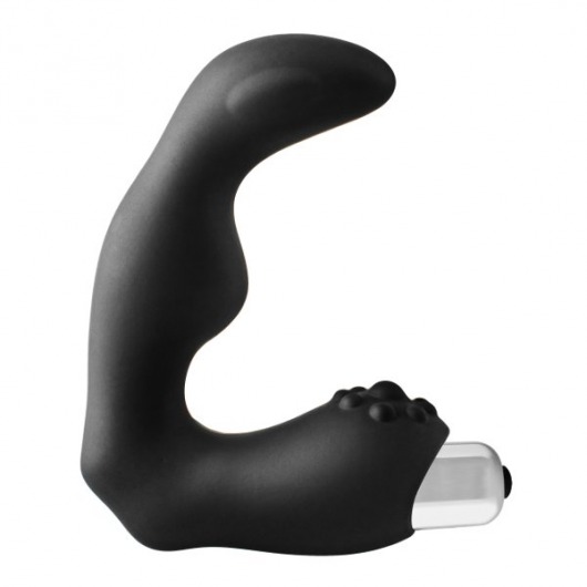 Черный вибромассажер простаты FantASStic Vibrating Prostate Massager - 11,3 см. - Dream Toys - в Салавате купить с доставкой