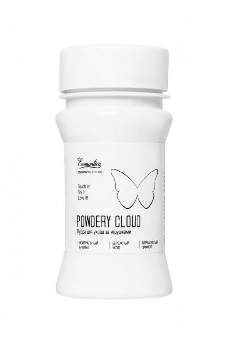 Пудра для ухода за игрушками Powdery Cloud с нейтральным ароматом - 40 гр. - Eromantica - купить с доставкой в Салавате