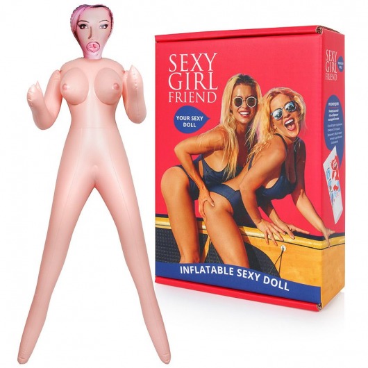 Надувная секс-кукла  Анджелина - Bior toys - в Салавате купить с доставкой