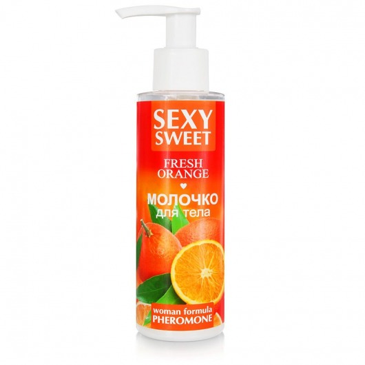 Молочко для тела с феромонами и ароматом апельсина Sexy Sweet Fresh Orange - 150 гр. -  - Магазин феромонов в Салавате