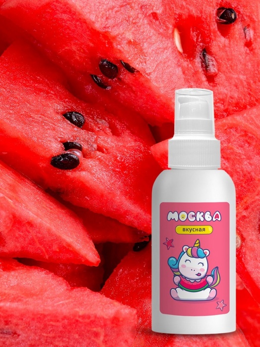 Универсальная смазка с ароматом арбуза  Москва Вкусная  - 100 мл. - Москва - купить с доставкой в Салавате
