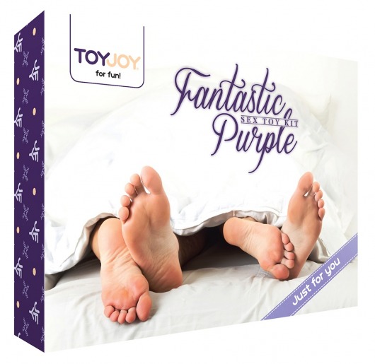 Эротический набор FANTASTIC PURPLE SEX TOY KIT - Toy Joy - купить с доставкой в Салавате
