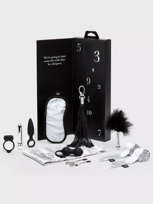 Эротический набор Pleasure Overload 10 Days of Play Gift Set - Fifty Shades of Grey - купить с доставкой в Салавате
