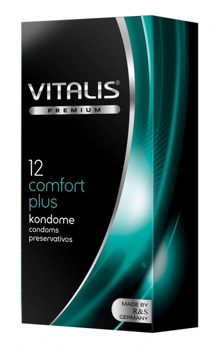 Контурные презервативы VITALIS PREMIUM comfort plus - 12 шт. - Vitalis - купить с доставкой в Салавате