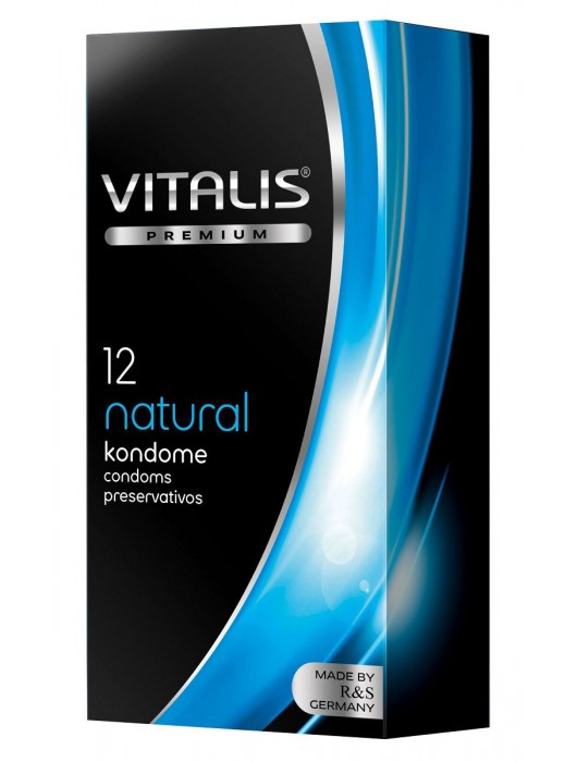 Классические презервативы VITALIS PREMIUM natural - 12 шт. - Vitalis - купить с доставкой в Салавате