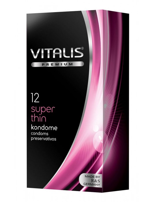 Ультратонкие презервативы VITALIS PREMIUM super thin - 12 шт. - Vitalis - купить с доставкой в Салавате